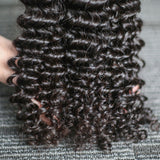 Human Hair Bundles Deep Wave Extensions, Natural Color