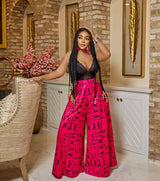 European And American Women's Clothing Printed Trousers