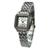 Classic Retro Square Waterproof Women's Diamond-embedded Watch