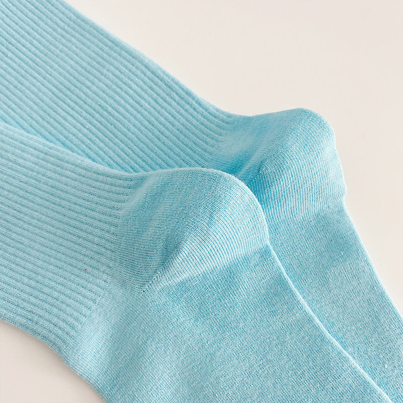 Klein Blue Socks Fashionable Mid-calf Design, Cotton Blend, Moisture-wicking, 6 Pairs,Stylish And Versatile