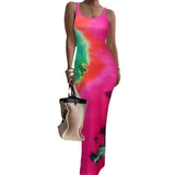 Summer New Suspender Slim Fit Slimming Long Dress