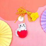 Cat Toys Simulated Cute Toys Funny Self-hey Interactive Toy Rope Grabbing Mouse Telescopic Hanging Cat Pet Supplies