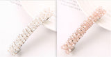Hairpin Four Rows Of Crystal Braided Spring Clip Hair Accessories For Women