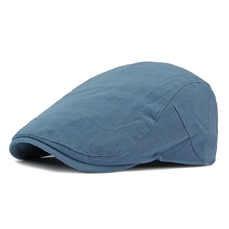 Spring And Summer Thin Simple Solid Color Beret British Painter Hat