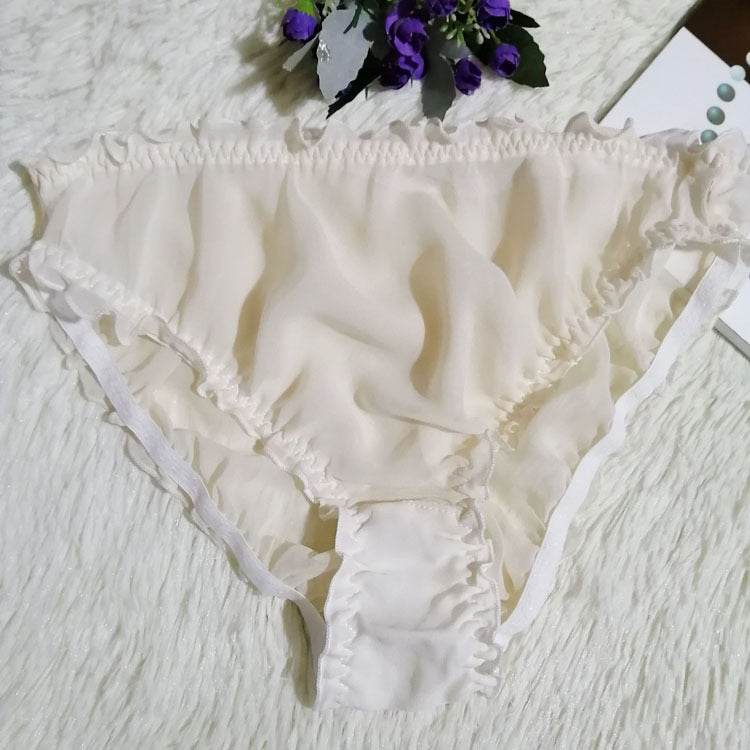 Panties Sexy Translucent Silk Ladies Triangle