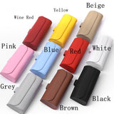 Car Hand-sewn Glasses Case Sun Visor Storage Box