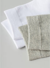 Breathable Mid-Calf Large Size 5 Pairs Solid Color Business Cotton Socks All-Season Long Socks