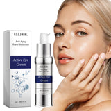 EELHOE Active Eye Cream, Repair Eye Bags And Dark Circles Elastic Firming Skin Around The Eyes Anti-Wrinkle Eye Cream
