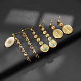 European And American Personality Affordable Luxury Fengcai Oil Ear Rings