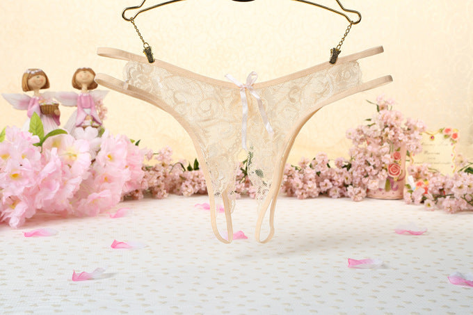 Women's Nylon Lace Thong Lightweight