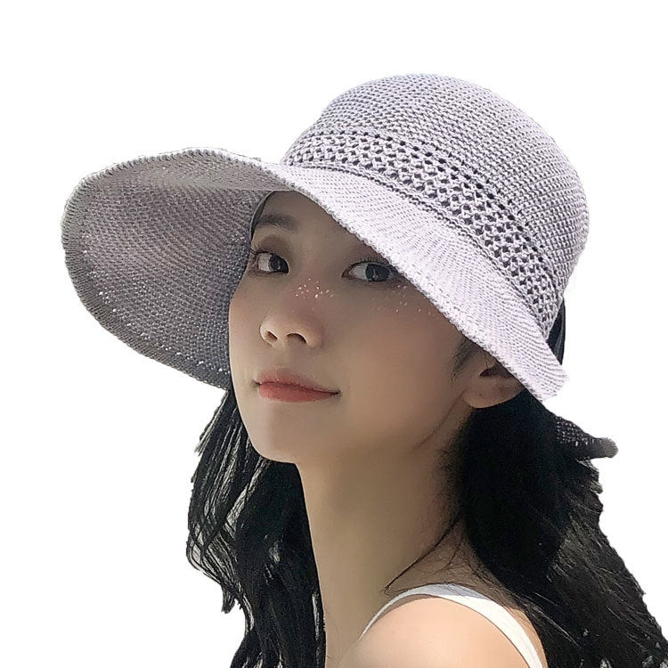 Outdoor bow hat with big bow