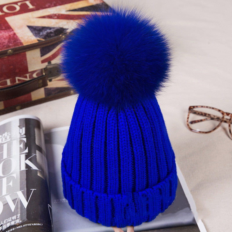 Fur ball fur hat