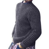 Sweater men blue warm jacket men handsome tall