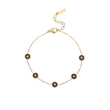 Light Luxury Fritillary Stainless Steel Bracelet 18K Gold Plating Exquisite Design Sense Ornament