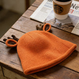 Antlers Kids Bucket Hat-Orange 4976