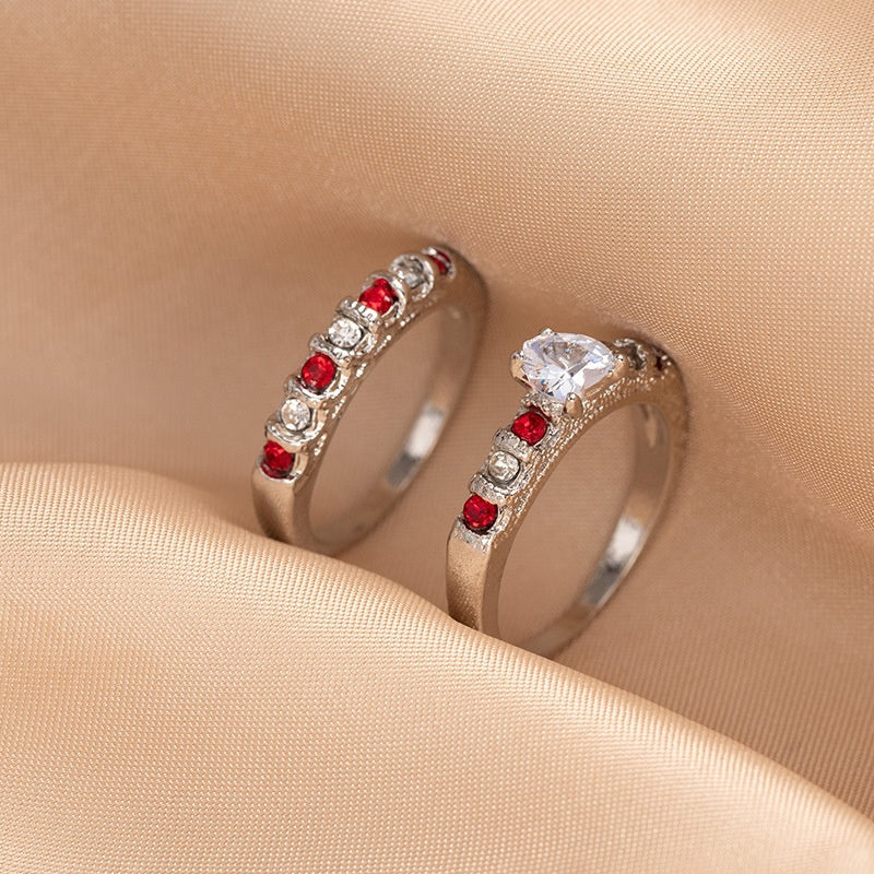 Zircon Ring High-grade Fashion Diamond