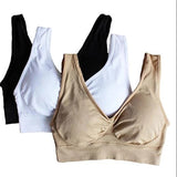 Women Yoga Tank Tops  Sports Bra Workout Fitness Running Crop Top