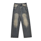 American Retro Washed Jeans For Men