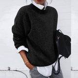 Women's fake two-piece sweater