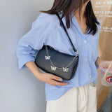 Fashion Butterfly Chain Underarm Bag All-match One-shoulder Crossboby Bag