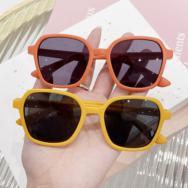 Children's Colorful Box Cartoon Sun Glasses