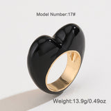 Original Design Color Three-dimensional Enamel Ring