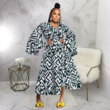 Plus Size African Women's Wear Autumn New Strap Asymmetric Skirt