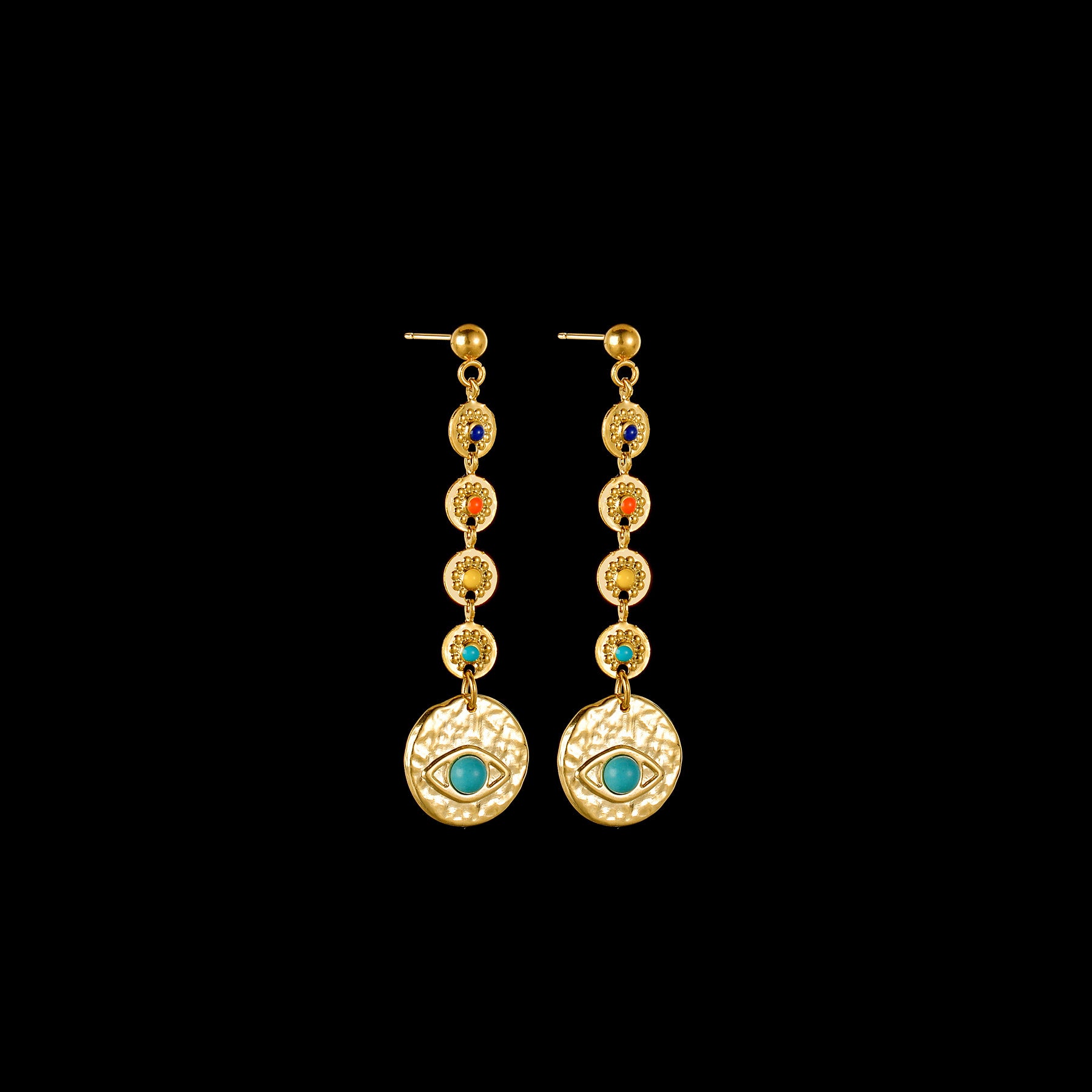European And American Personality Affordable Luxury Fengcai Oil Ear Rings