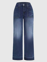 New Women’s Wide Leg Jeans, Autumn And Winter Outfits, Straight Leg Jeans, Mid Rise Jeans