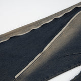 Fashion Inkjet Zipper Jeans For Men