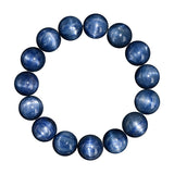 Natural Old Mine Blue Crystal Ball Bracelet