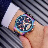 Personalized Waterproof Quartz Watch Magic Color Shell Multifunctional