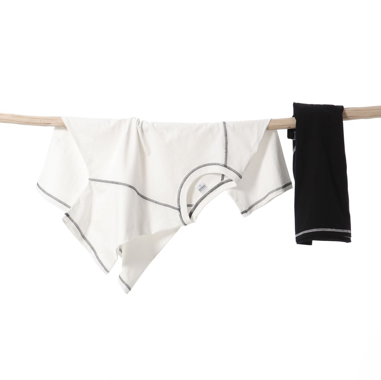 Raglan Topstitching Design Round Neck Short Sleeve T-shirt For Men