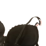 Simple Lace Bow Ladies Bra Set