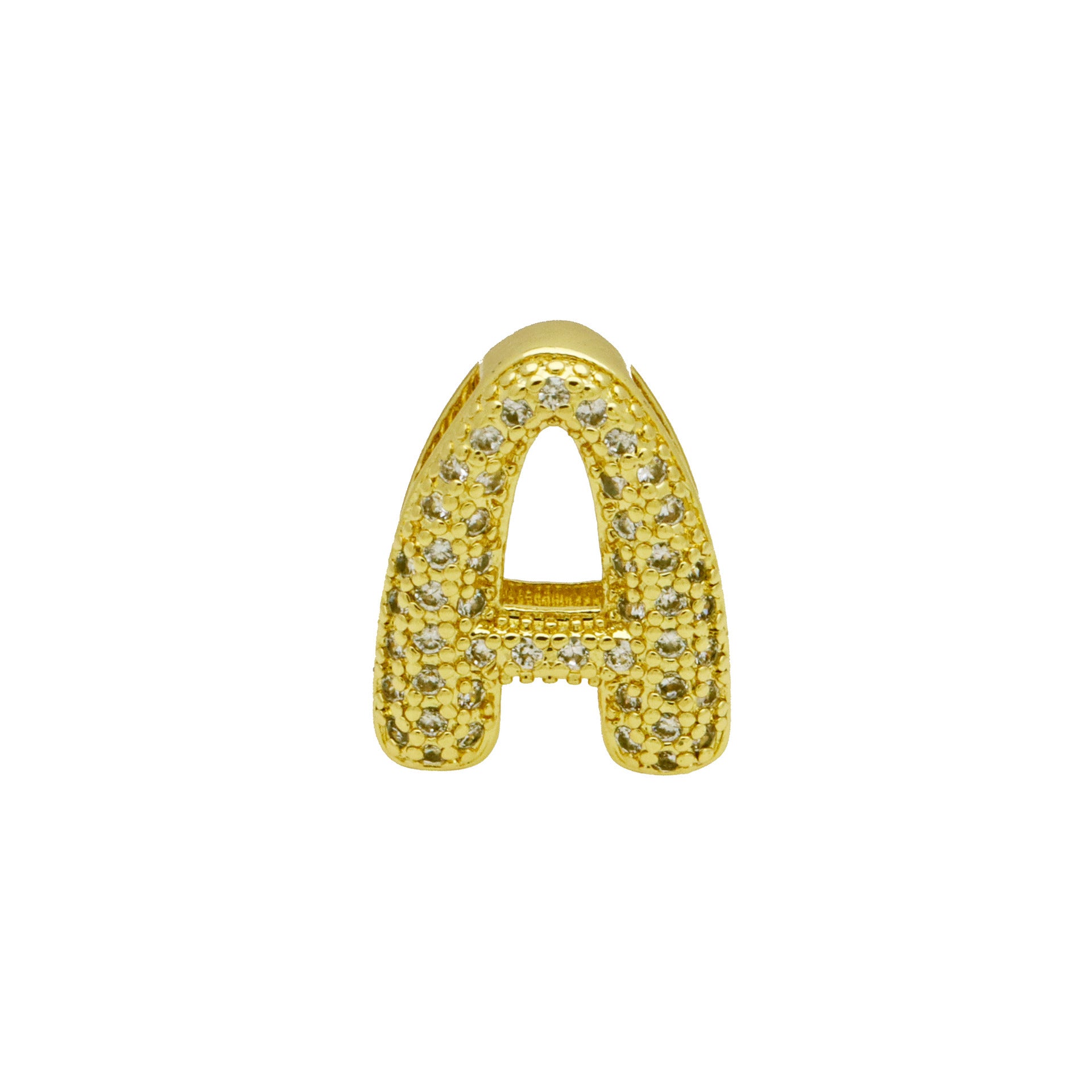 Retro Trend 26 English Micro Inlaid Zirconium Letter Bracelet