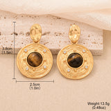 French Simplicity Style Design Tassel Earrings