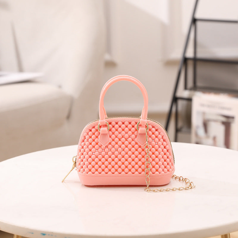 Korean Style Fashion Hollowed-out Jelly Shell Bag