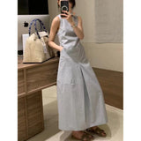 Elegance Sleeveless Vest Waist-controlled Slim Fit Slimming Dress