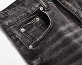Distressed Wide-leg Jeans For Men