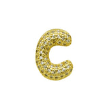 Retro Trend 26 English Micro Inlaid Zirconium Letter Bracelet