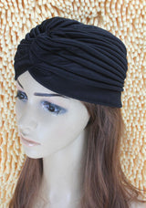 Indian headscarf, hood, earmuff, yoga pullover, multi color pleated hat
