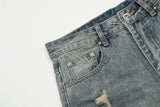 Fashion Holes Knee Denim Trousers Men