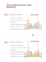 Ladies' Thin Push-up Underwear For Small Breasts