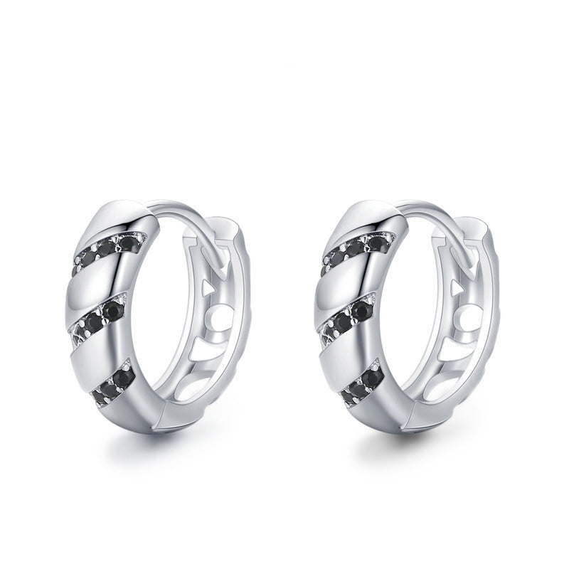 European And American Retro Women's Round Earrings Beautiful Temperament Copper