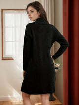 New Women's Outerwear Dresses, Home Clothes Sleeping Dresses, Sleeveless Dresses, Long Sleeved Jackets, Autumn And Winter Home Clothes