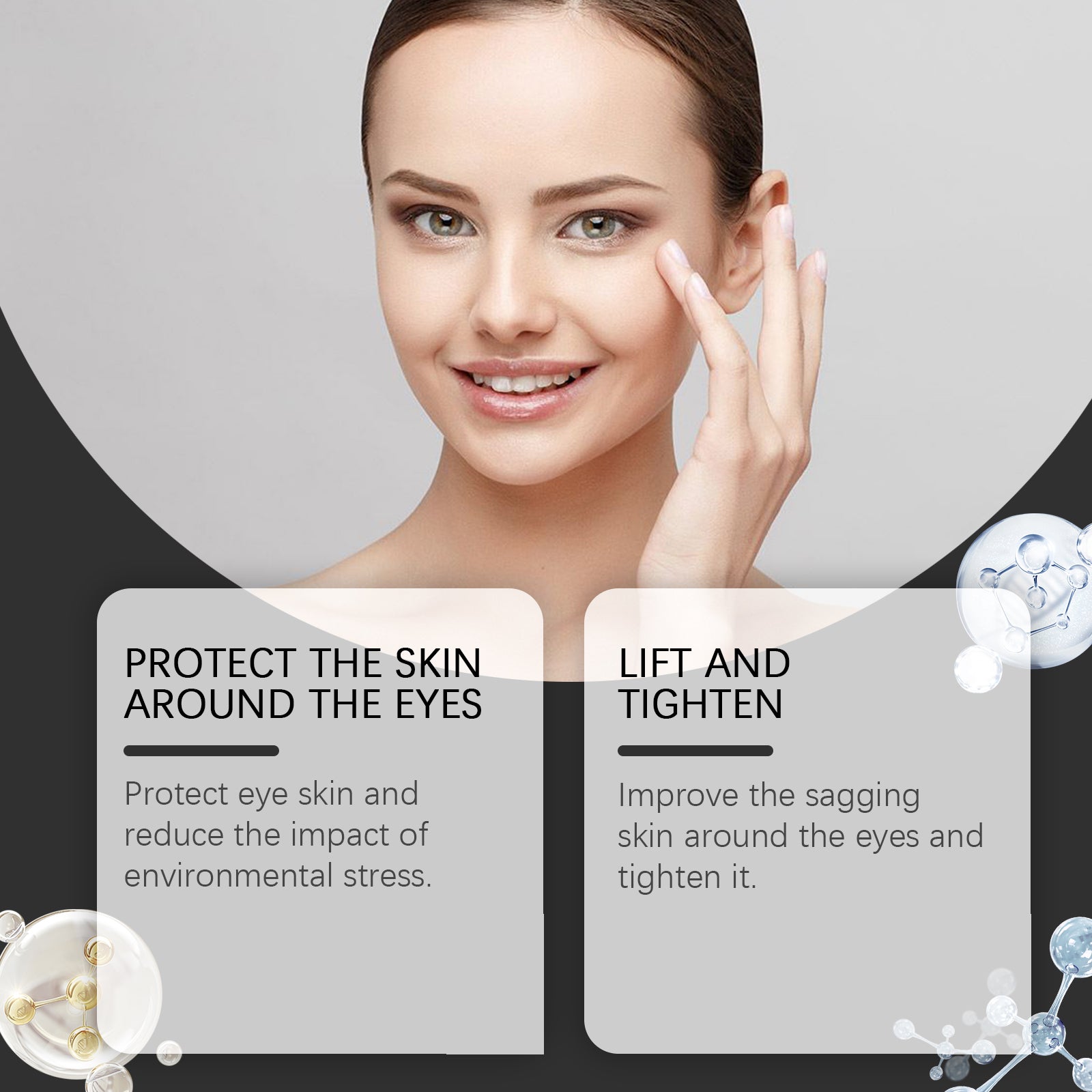Hoygi Nicotinamide Eye Cream Gently Nourifies And Moisturizes Elastic Eye Skin Daily Care Hydrating Eye Cream