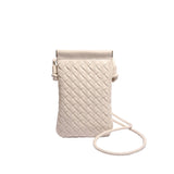 Advanced Sense Vintage Weave Cell Phone Crossbody Bag