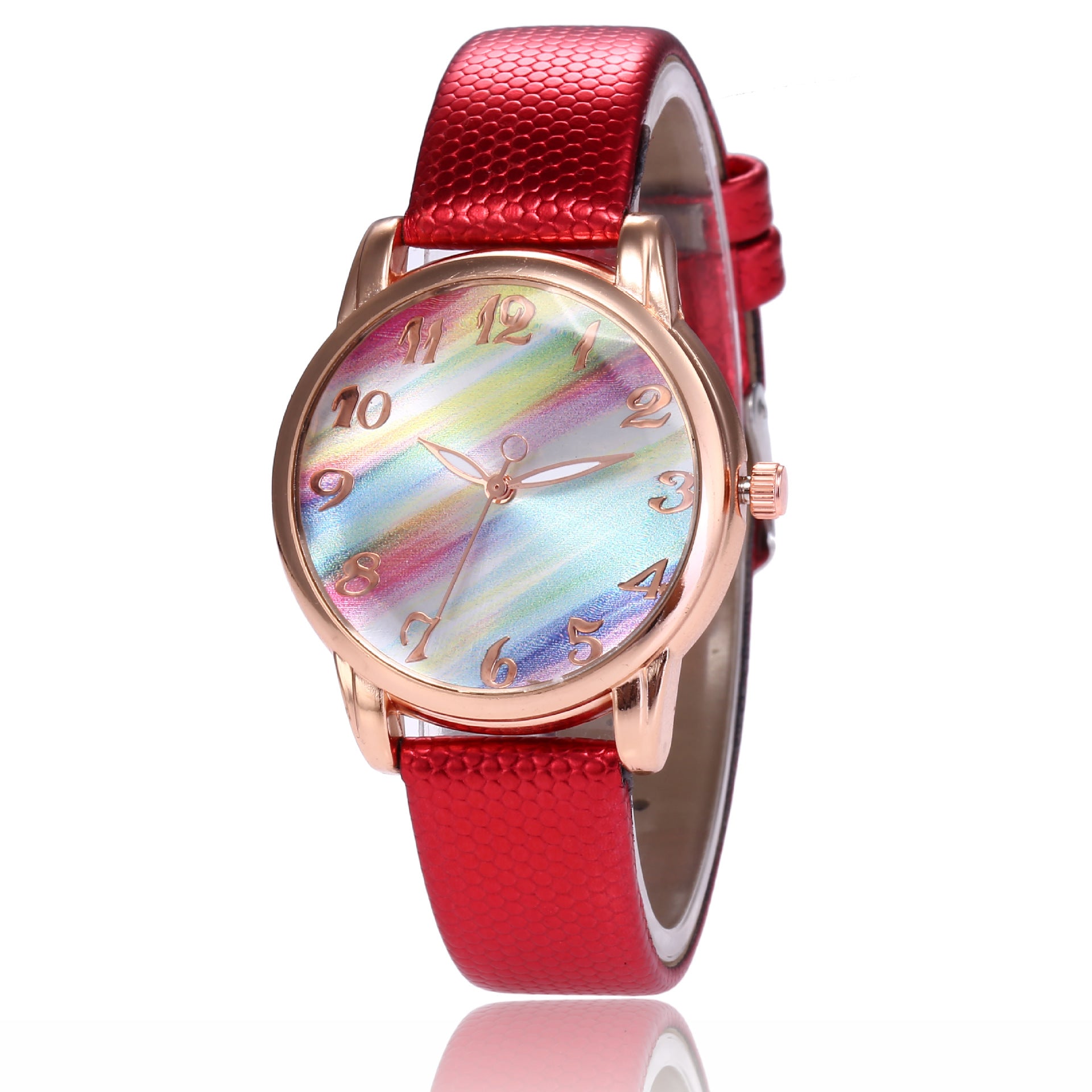 Trendy And Fashionable Rainbow Face Women's Watch