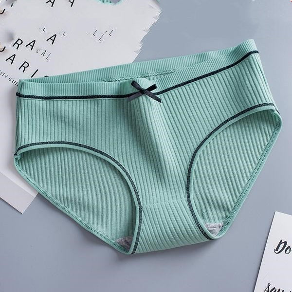 Ladies Fashion Mid-Waist Panties