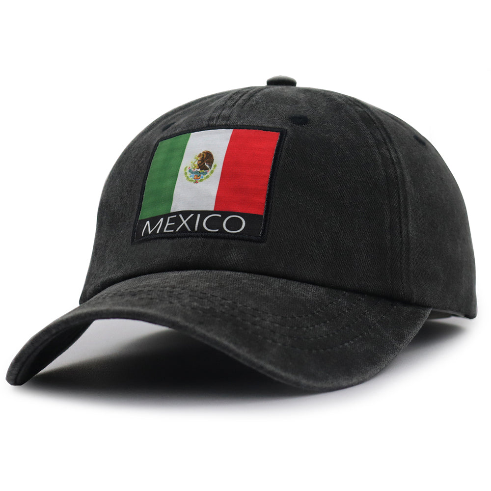 2pcs Mexico Hats For Women Men,Mexican Flag Baseball Cap, Fathers Day Patriotic Christmas Birthday Gifts For Dad Mom Papa Mama Grandpa Husband Wife